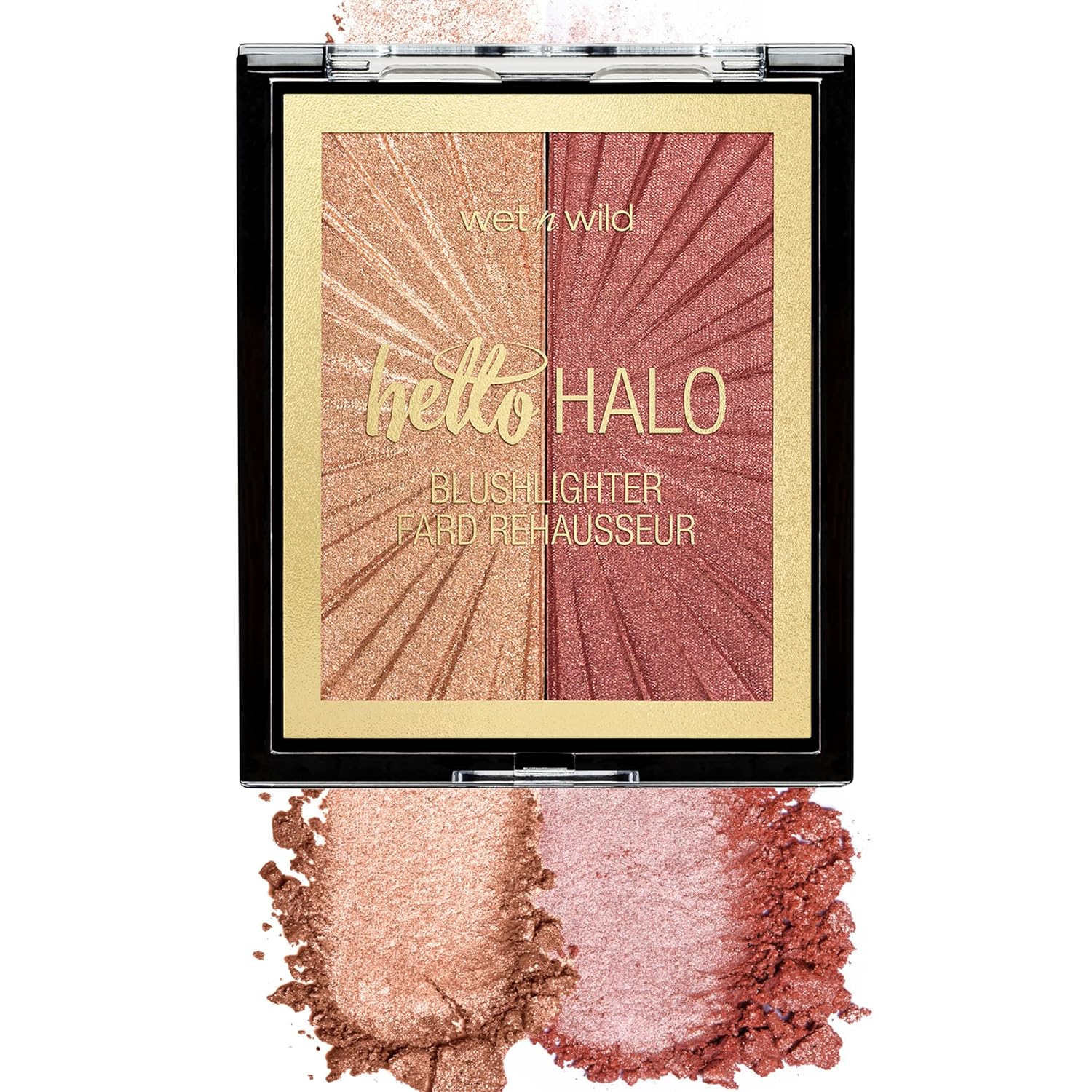 230322132858002_1 wet n wild MegaGlo Blushlighter| Blush & Highlighter Duo| Shimmer Metallic Finish| Flash Me - Image 1
